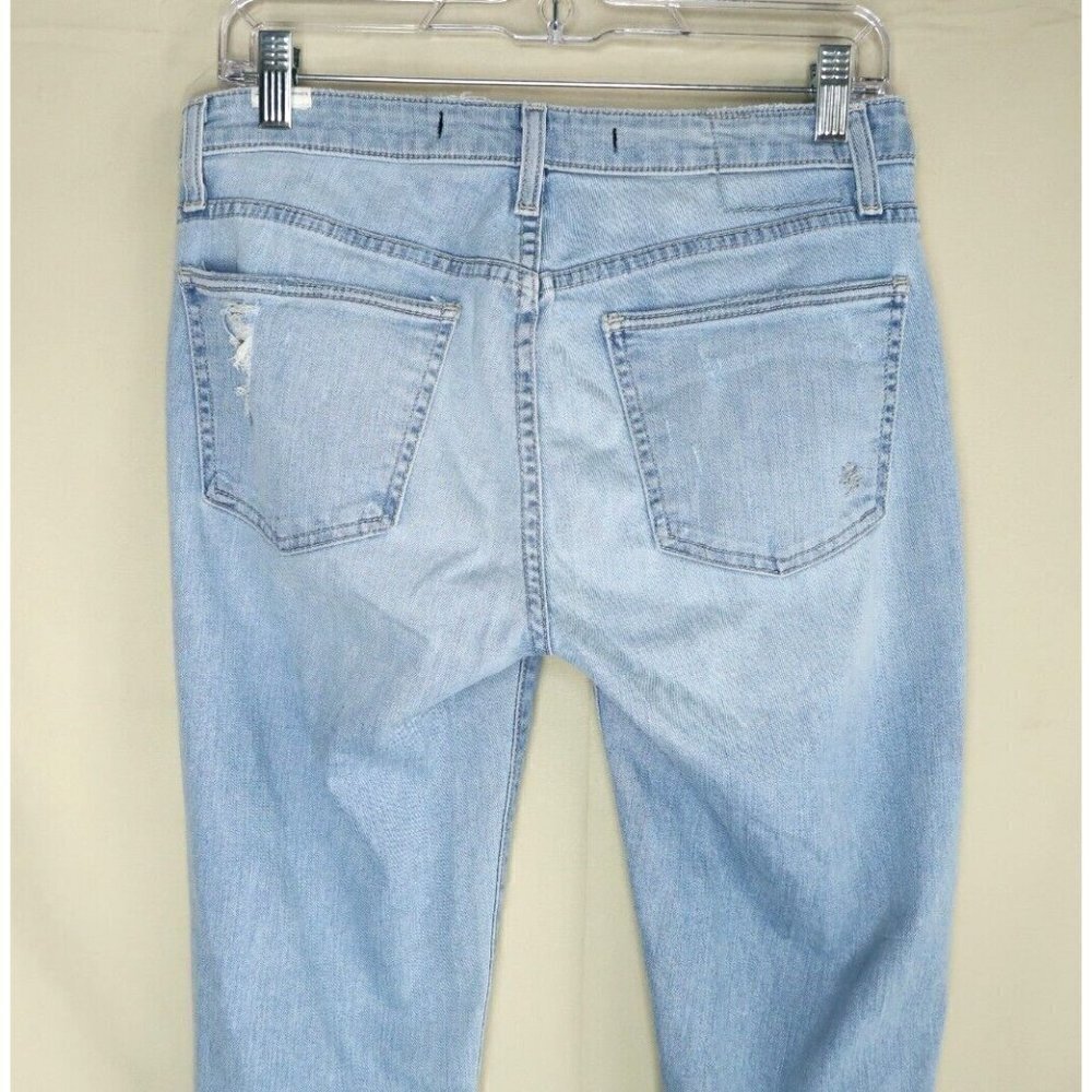 Lovers + Friends Logan Jeans Light Wash Distressed Destroyed Tapered Women's 29 - Picture 6 of 13